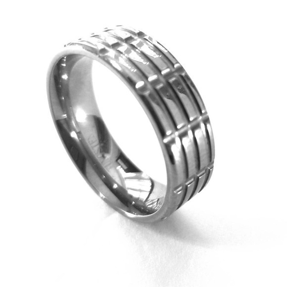 New‎ tungsten carbide ring size 9 - Picture 1 of 3